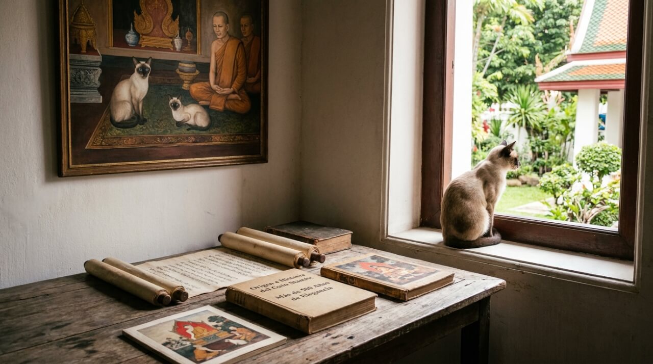 Origen e Historia del Gato Siamés: Más de 500 Años de Elegancia