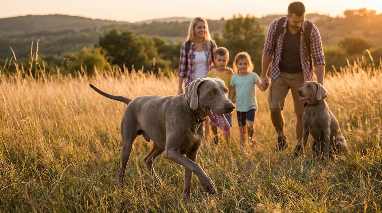 Temperamento y Carácter del Weimaraner: Energía, Inteligencia y Lealtad