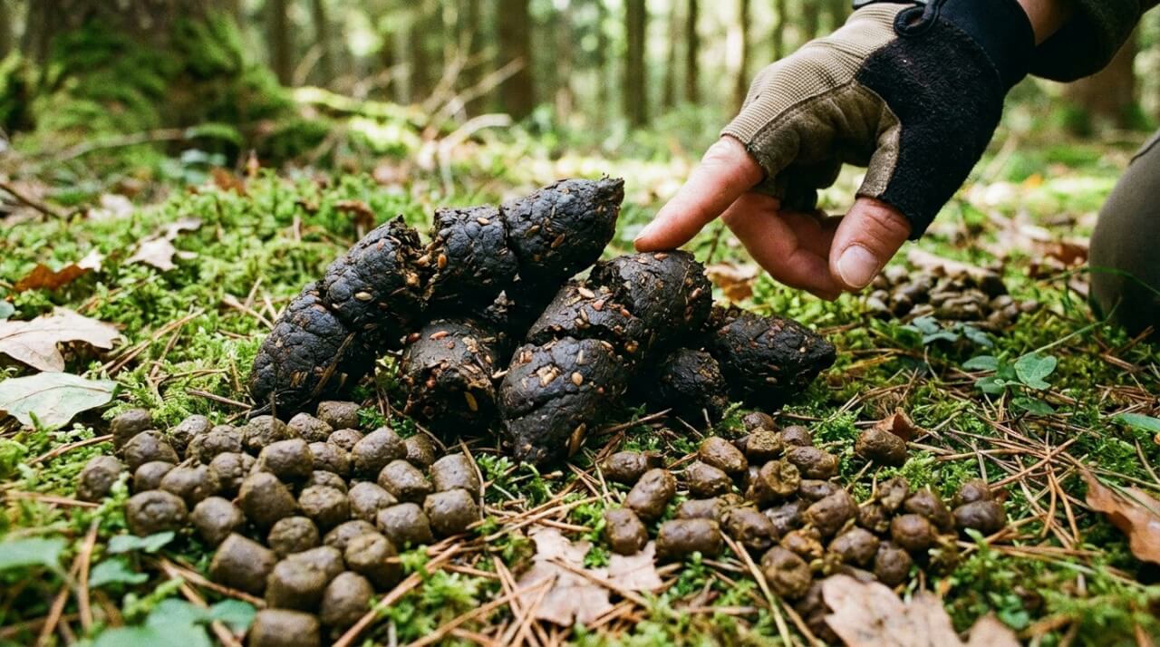 Différencier la crotte de sanglier des autres traces d'ongulés