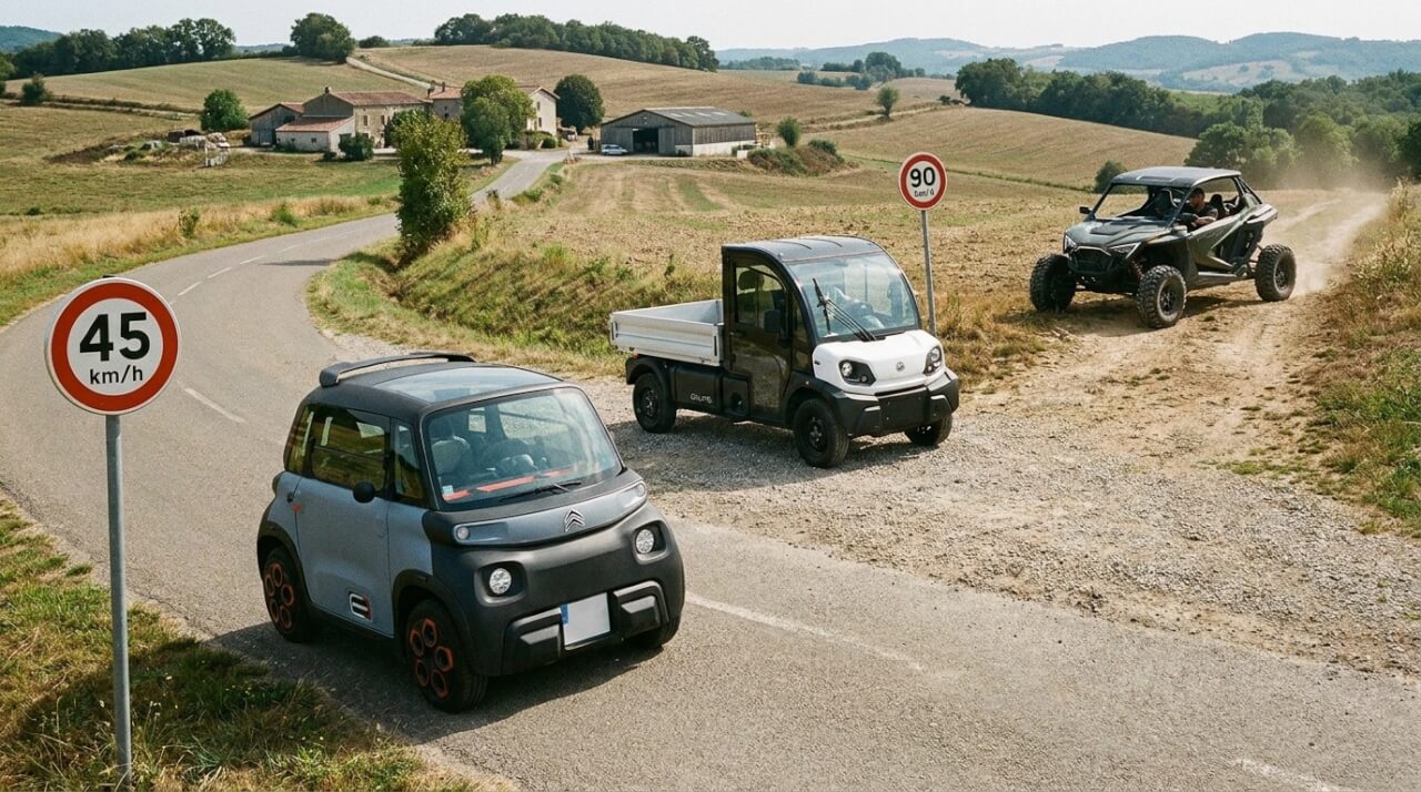 Les différentes catégories de buggies électriques homologués : L6e, L7e et au-delà
