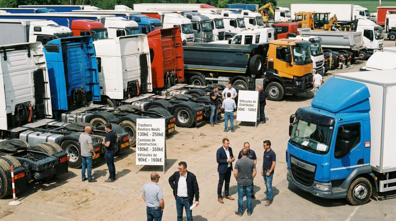 Prix d'un poids lourd neuf : fourchettes par catégorie en 2024