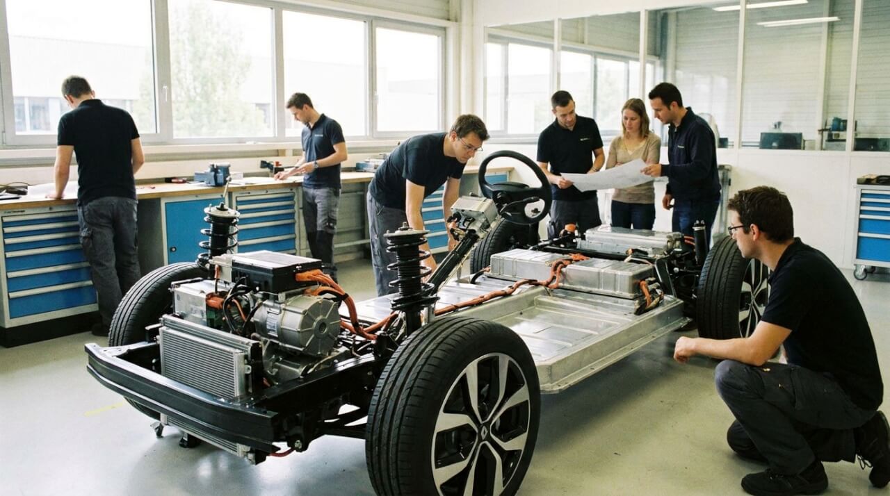 Motorisation électrique et architecture technique envisagées