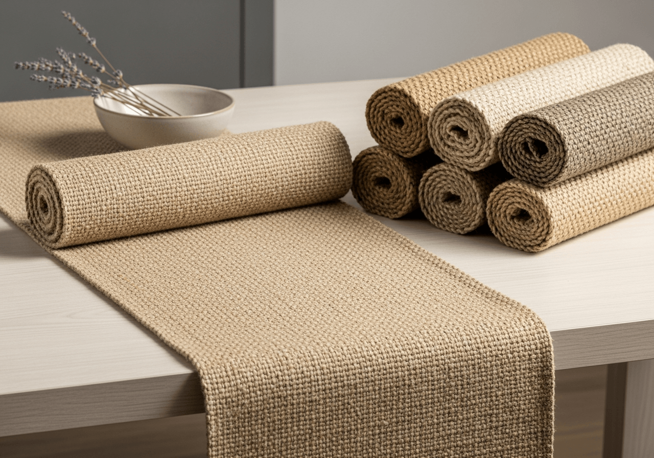 chemin de table en toile de jute - guide complet