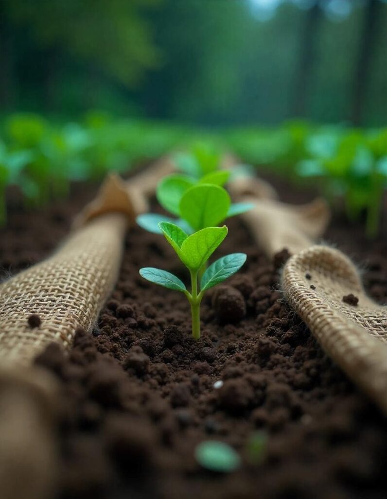 toile de jute jardin