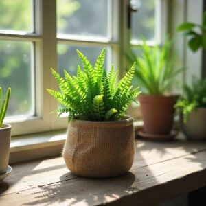 pot en toile de jute 