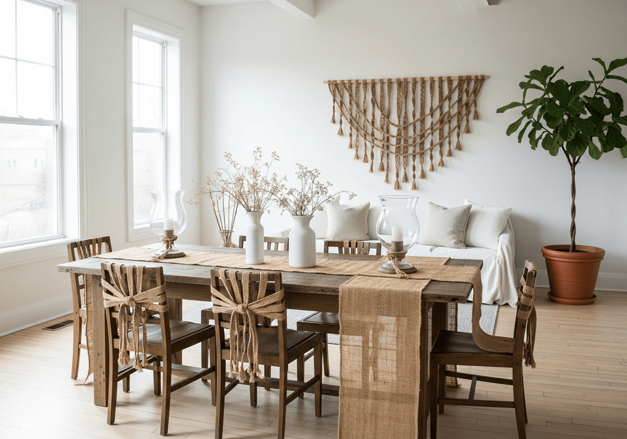 15 idées déco avec du ruban en jute pour sublimer ton intérieur