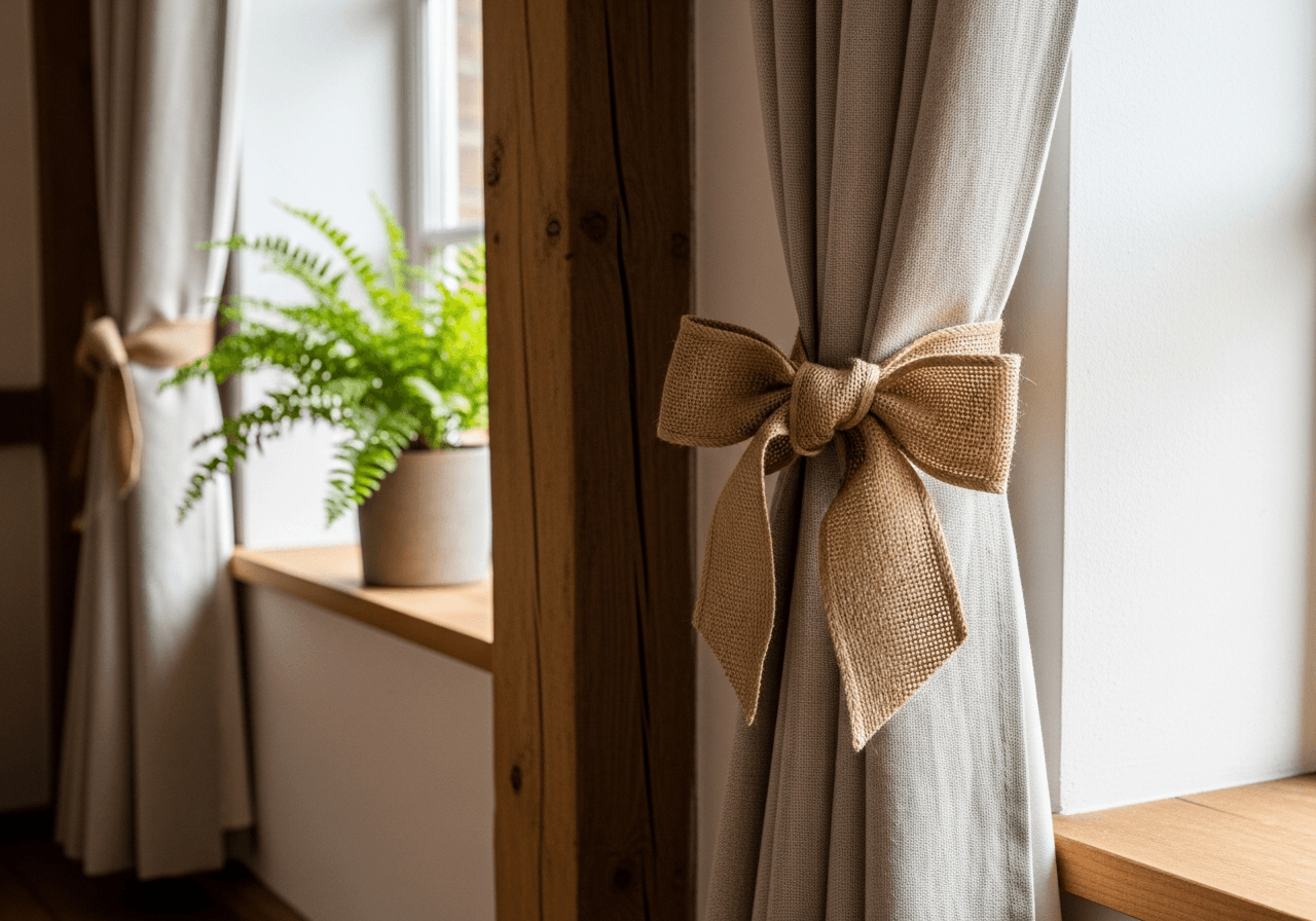 idée déco ruban en jute - conseils et astuces