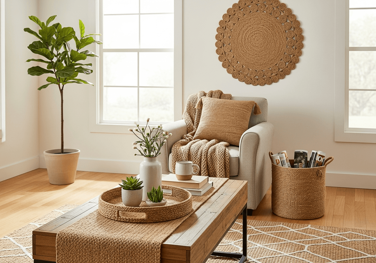 idée déco toile de jute pour maison - conseils et astuces