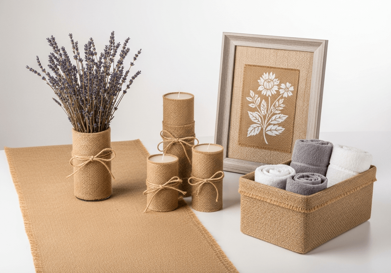idée déco toile de jute pour maison - guide complet