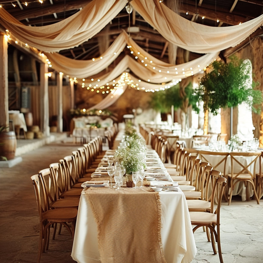 Mariage Champêtre Avec La Toile De Jute : Le Guide