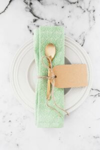 pochette couvert de table