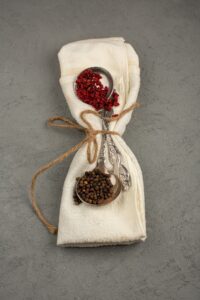 pochette de table en jute