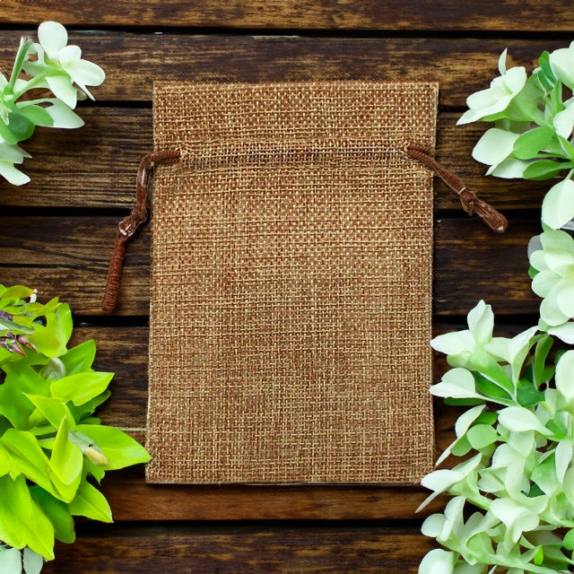 Petit sac en jute