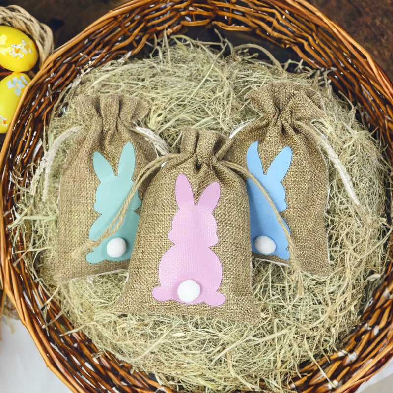 Sac de pâque en Toile de Jute