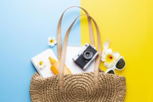 sac en jute pour la plage