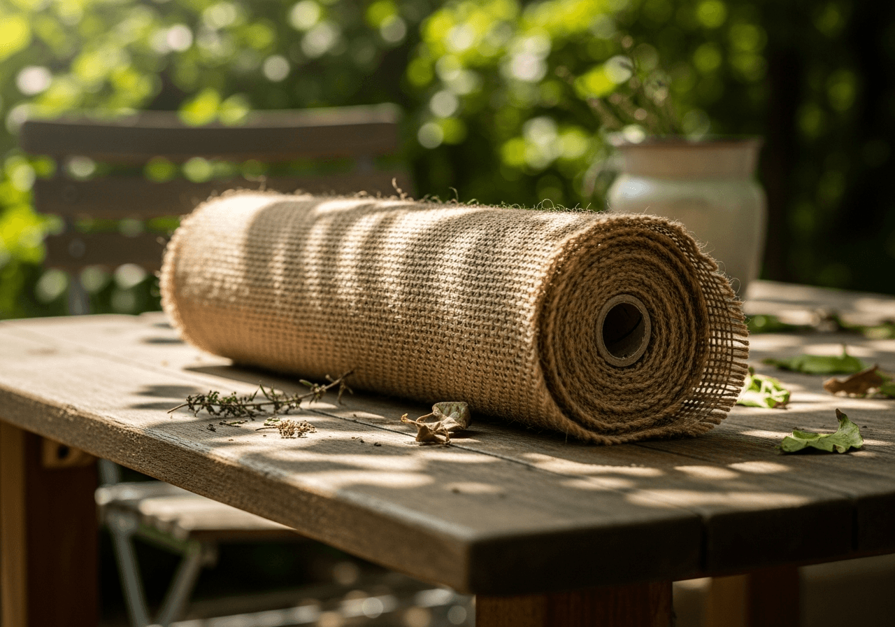 toile de jute en rouleau - conseils et astuces