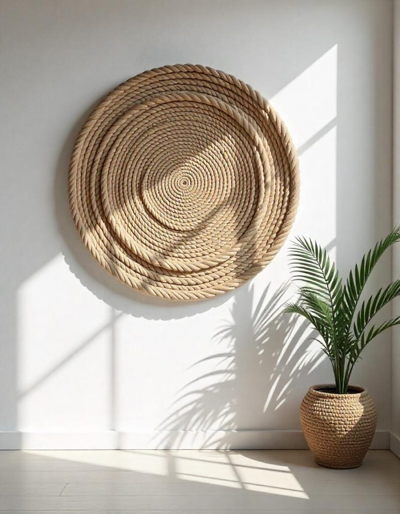 Décoration toile de jute 