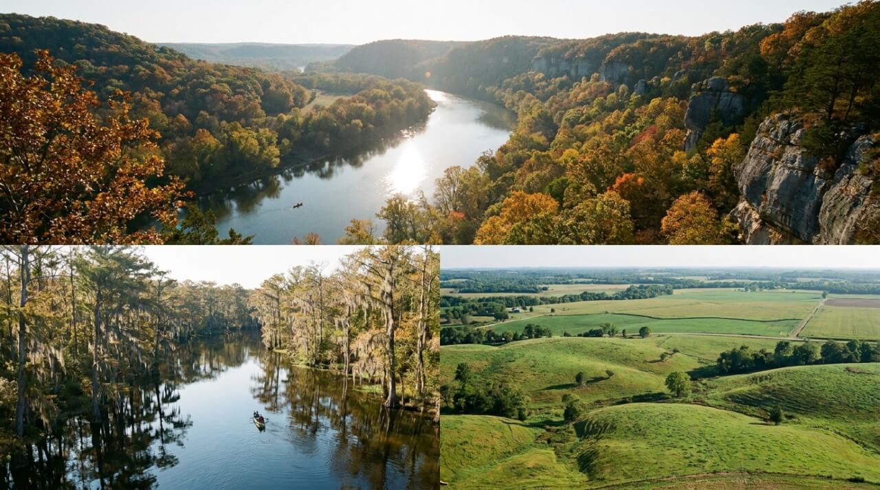 Géographie et paysages naturels : la diversité du Natural State