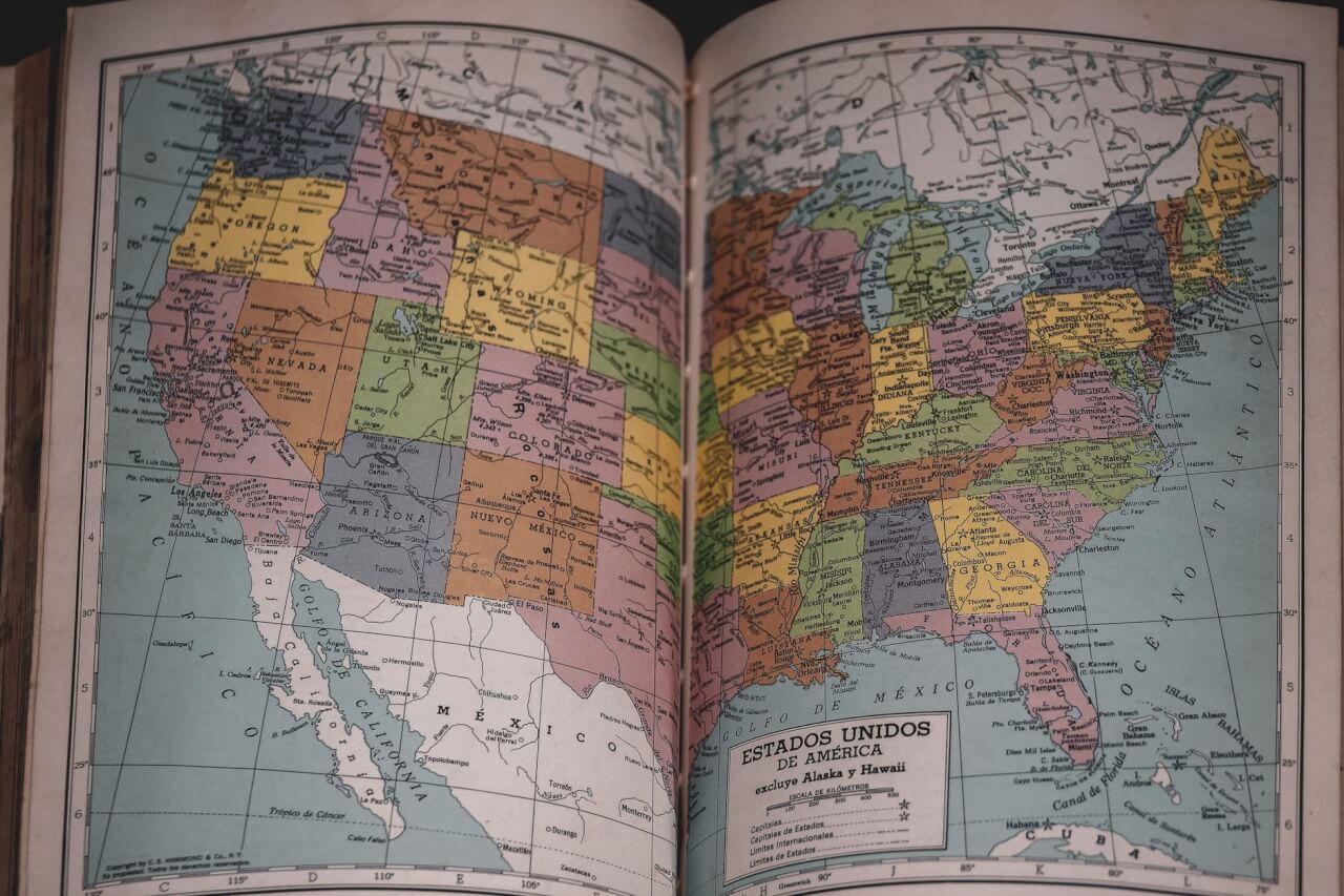 Carte des États USA : Histoire et Géographie des 50 États Américains
