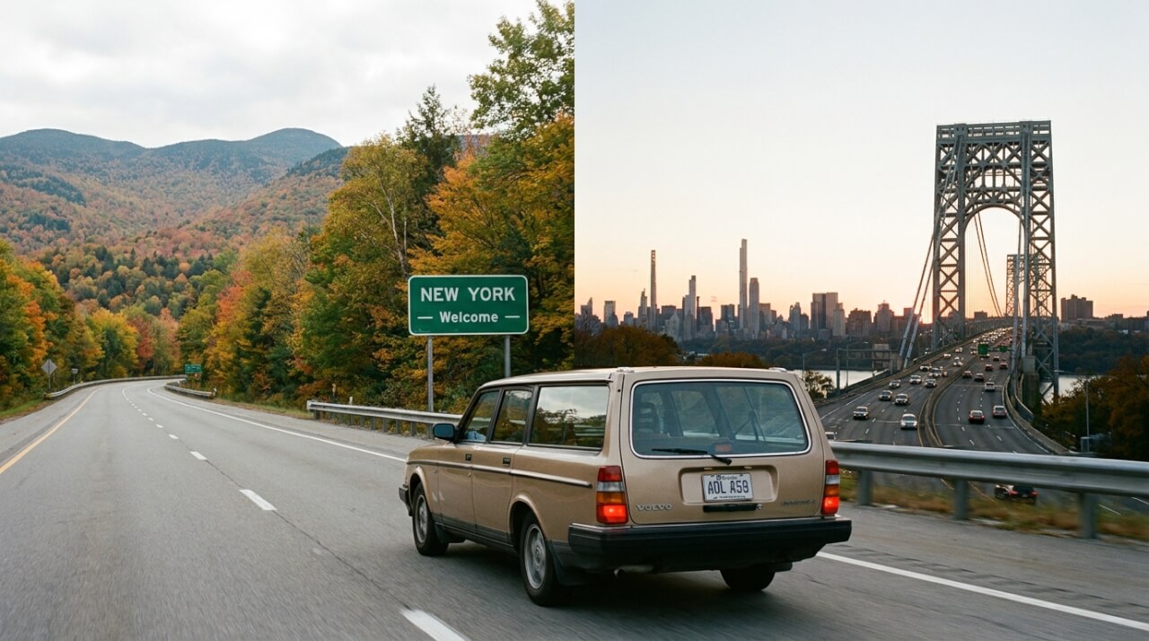 Montréal – New York en voiture : l'itinéraire complet