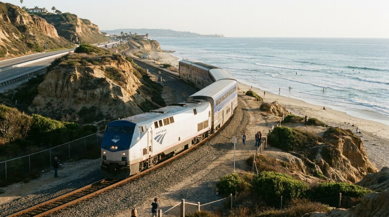 Le train Amtrak Pacific Surfliner : le compromis idéal