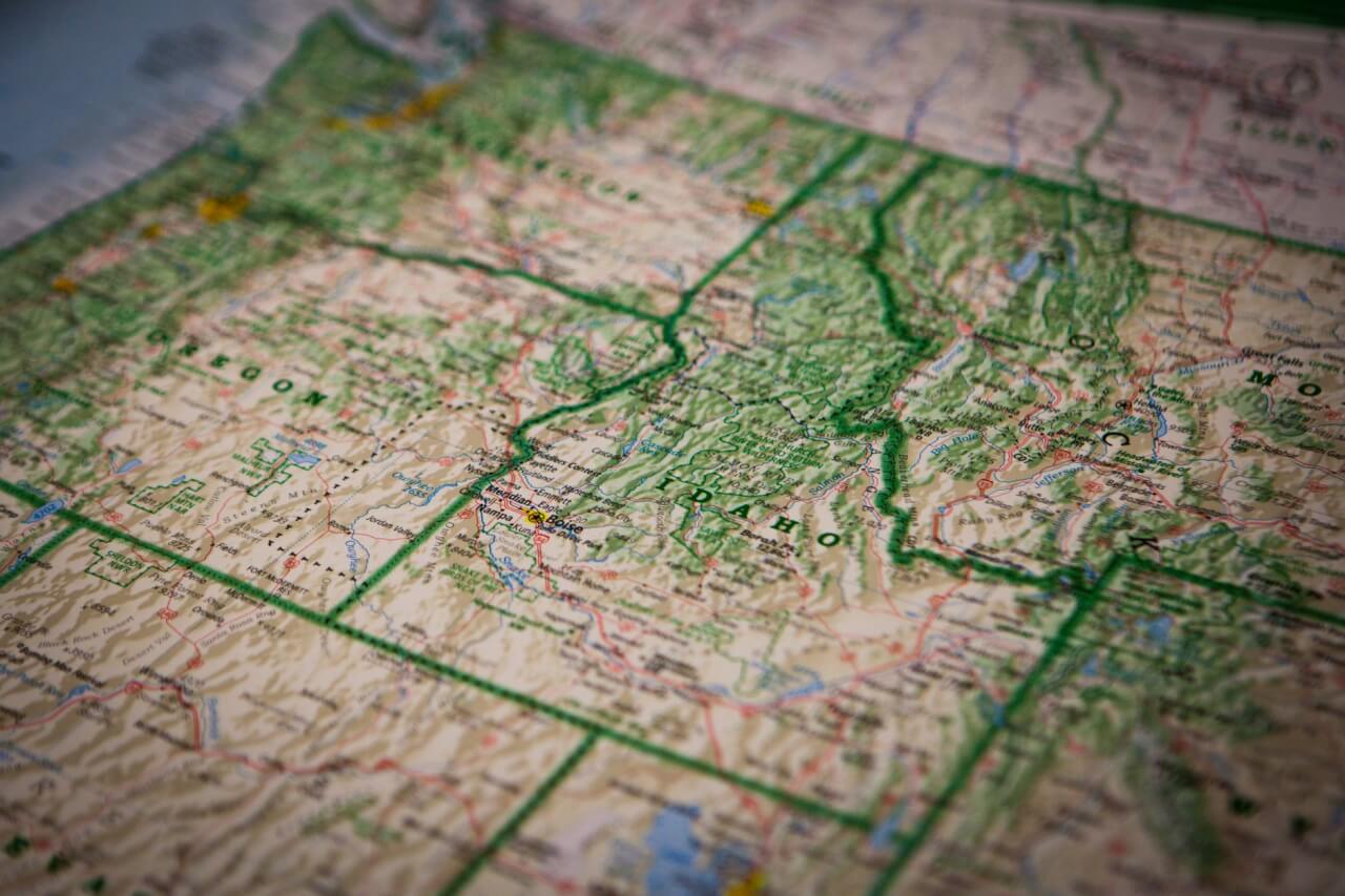 Géographie du Mississippi : Frontières, Relief et Climat