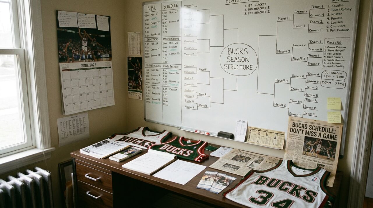 Comprendre la Structure de la Saison NBA des Bucks