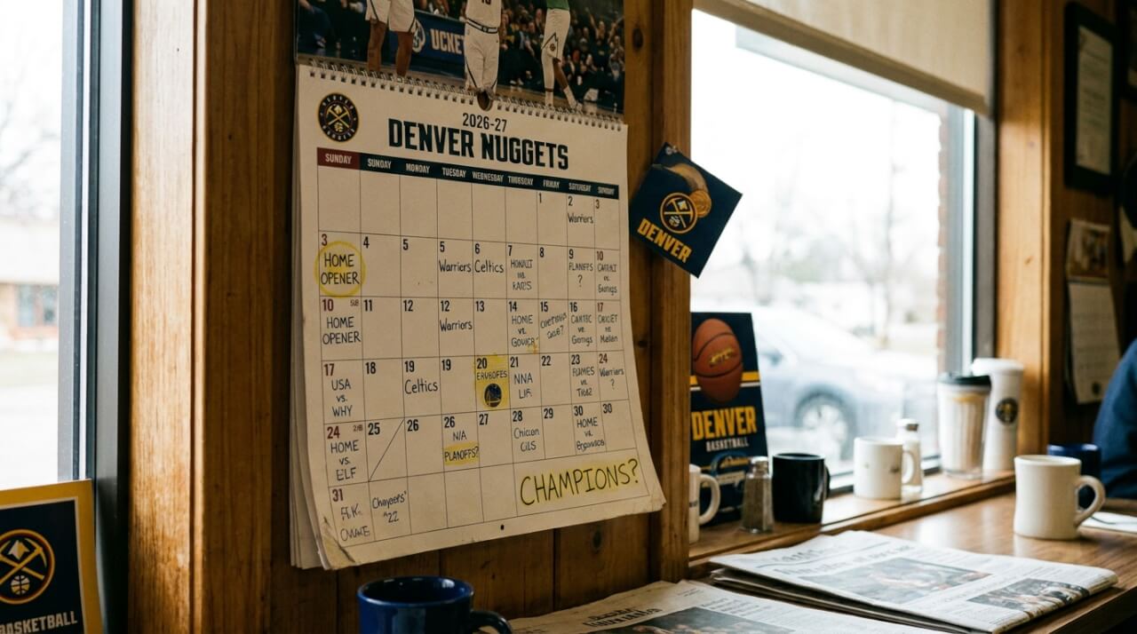 Le calendrier des Nuggets de Denver pour la saison 2026-27