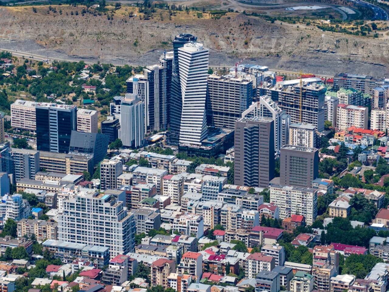Situation géographique et accès à Downtown depuis le Strip