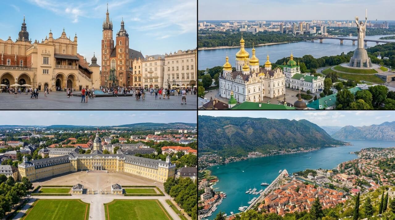 Villes en K en Europe : Cracovie, Kiev, Karlsruhe et autres incontournables