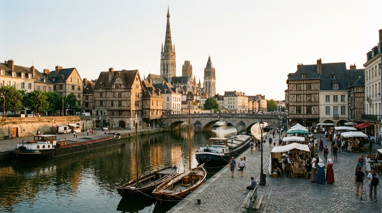 Rouen, l'histoire au bord de la Seine