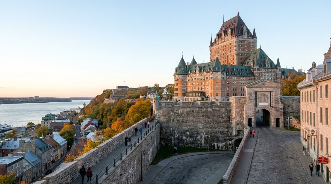 Québec : la seule ville fortifiée d'Amérique du Nord au nord du Mexique