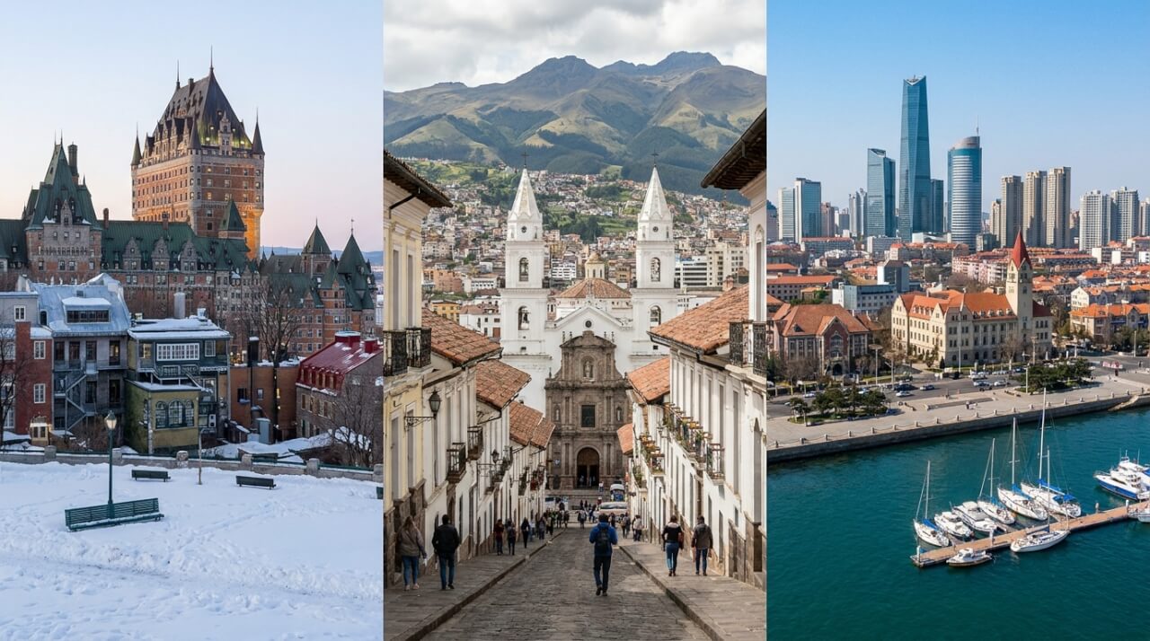 Les 3 Villes en Q à Découvrir Absolument : Québec, Quito, Qingdao